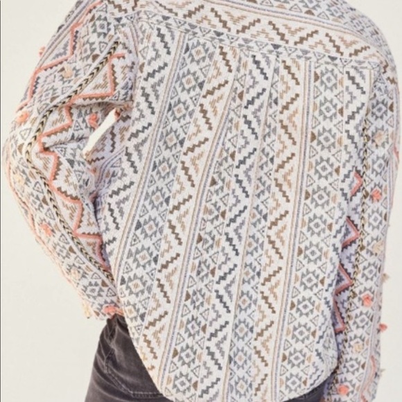 ✨last chance✨Anthropologie shacket Kellianne verb - Picture 4 of 10